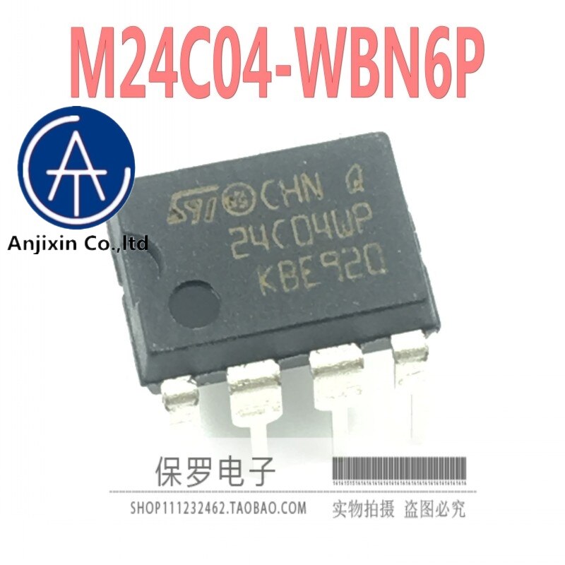 100%    ޸ 24C04WP DIP-8 ƮƮ ÷, 10pcs   